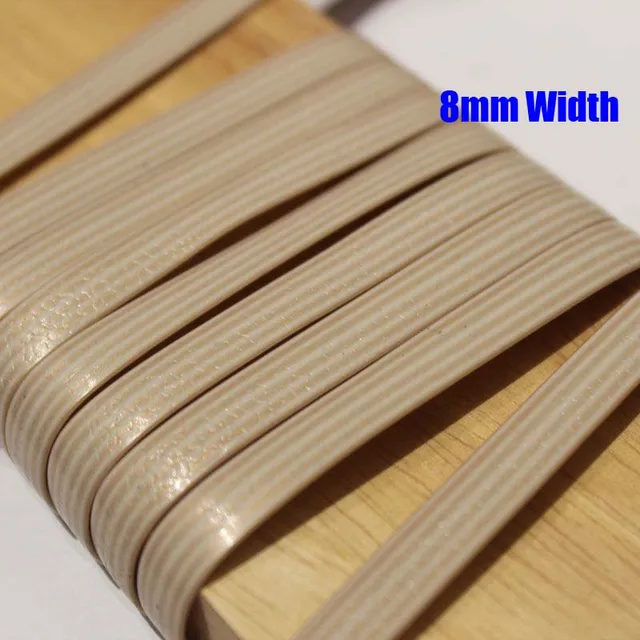 10 Meters PE Gradient Flat Synthetic Rattan Material Roll Handmade Weaving Rope Repair Furniture Bed Sofa Chair Table Basket 15