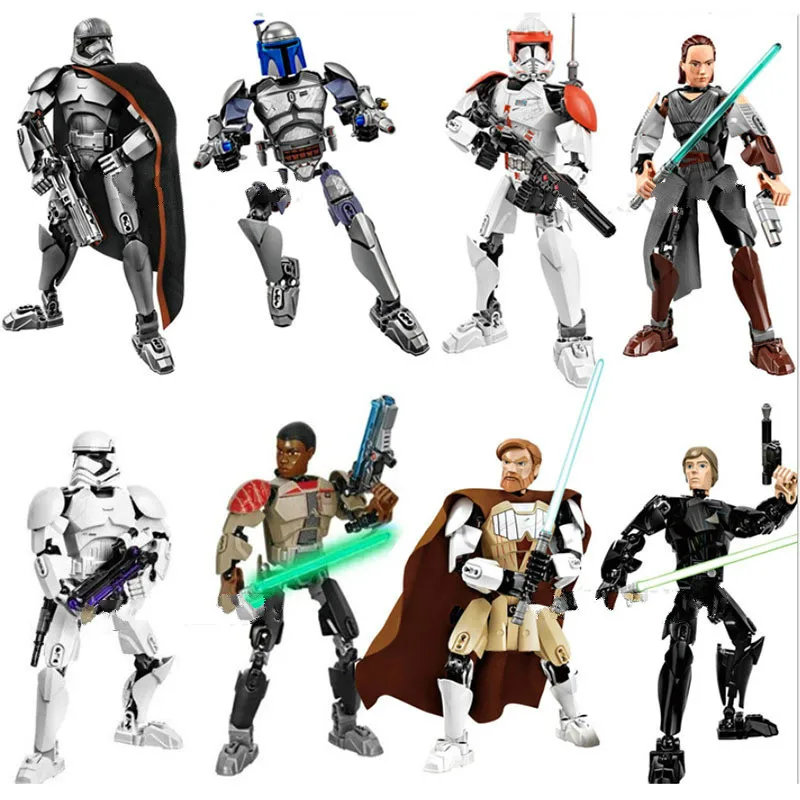 

Buildable Figure Building Block Action Figure for Kids Toys with Exquisite Color Box for Children Anime Figure toys for children