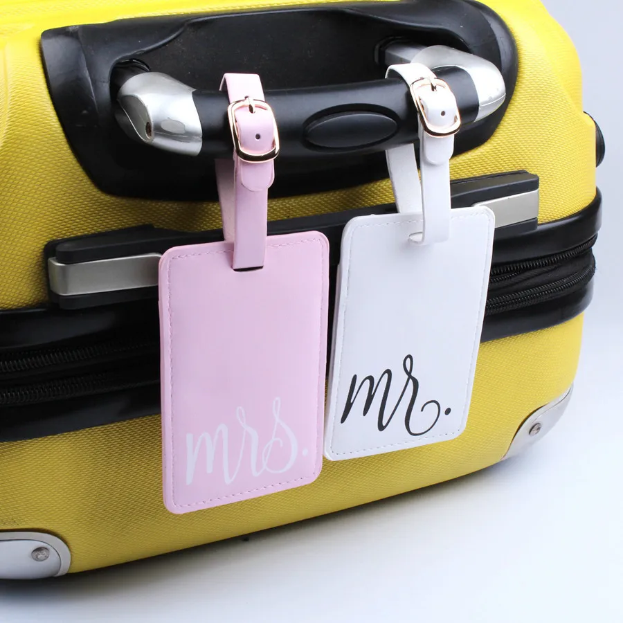 MR& MrS бирка для чемодана сумка Подвеска Аксессуары для путешествий имя ID адрес персонализированные VIP приглашения этикетки LT33