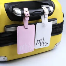 MR& MrS бирка для чемодана сумка Подвеска Аксессуары для путешествий имя ID адрес персонализированные VIP приглашения этикетки LT33