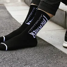 Популярные брендовые универсальные носки в европейском и американском стиле, хлопковые носки в стиле Харадзюку, однотонные носки для мужчин и женщин, спортивные носки