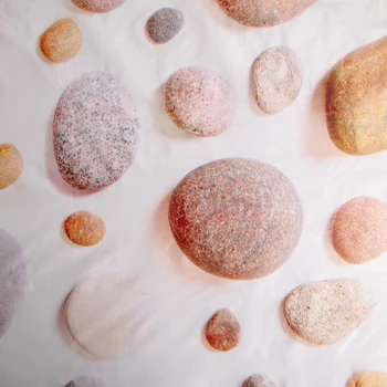 

Curtain for the bathroom 180 × 180 cm "Pebble", EVA