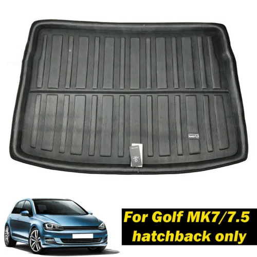 Задний коврик для багажника поднос напольный грязь Volkswagen VW Golf GTI R Mk7 хэтчбек 2013 2014