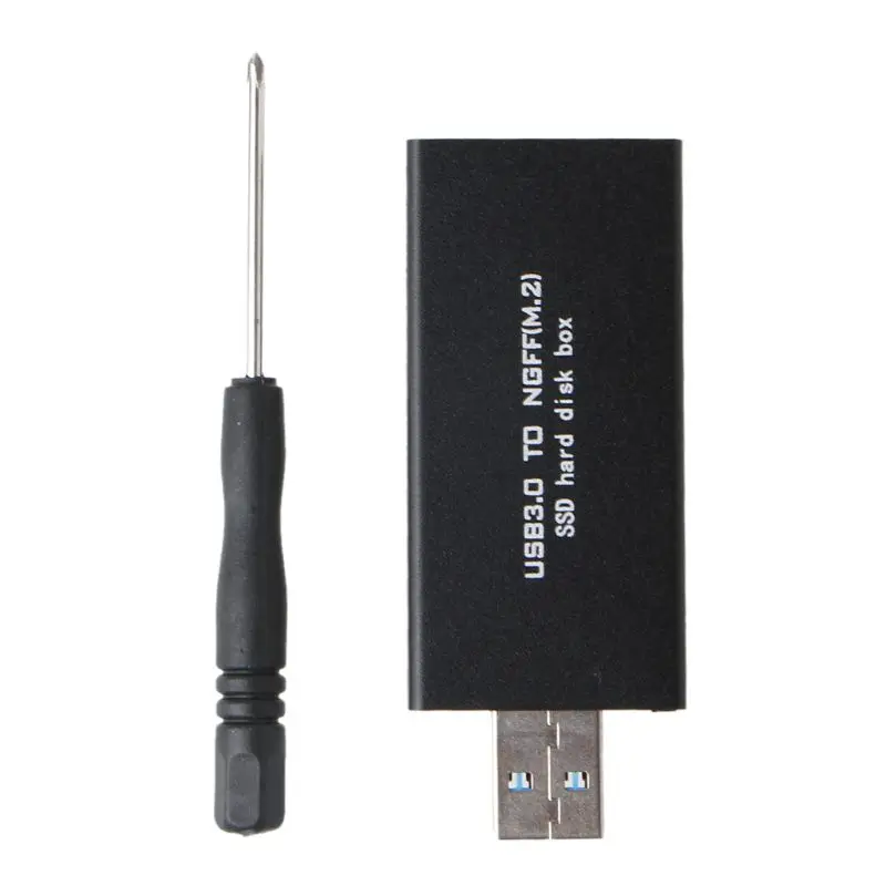 External B Key M.2 SSD to USB 3.0 Converter Adapter Enclosure Box with Super Speed 6Gbps for 2230 2242 M2 Case | Электроника