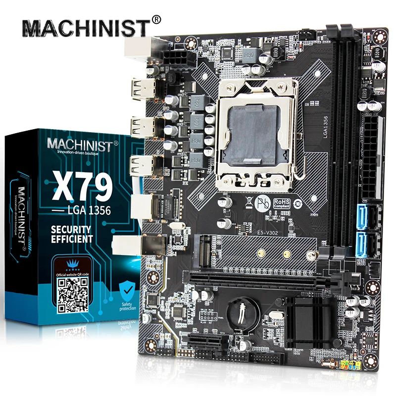 ^Cheap X79 LGA 1356 motherboard Socket LGA 1356 M.2 NVME support Dual Channel DDR3 REG ECC server RAM and xeon E5 CPU Desktop Mainboard