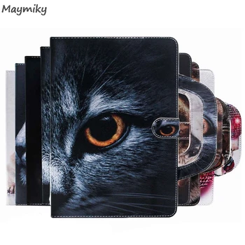 

For Samsung Galaxy Tab S6 Lite Tab S6Lite Funda with Card Slot Leather Flip Portable Cover Tablet For SM P610 P615 Case + Film