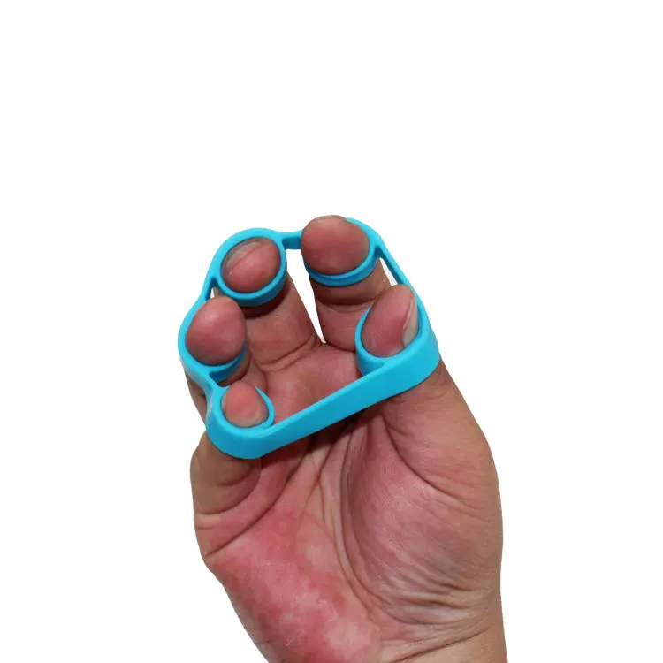 1 шт. силиконовый захват для пальцев, силовой тренажер, браслет сопротивления, рукоятка для рук, для йоги, носилки, расширитель для пальцев, упражнение, 3 цвета