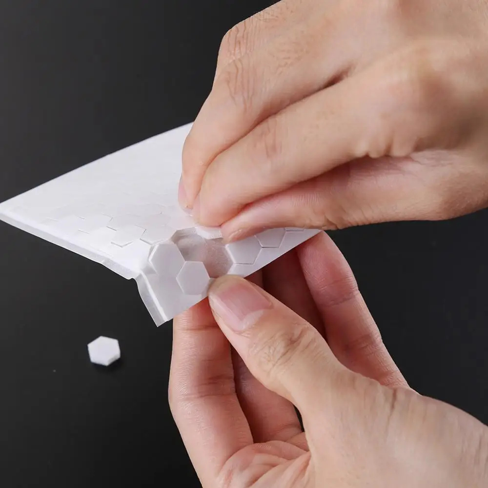 2mm Thick 6.4mm /10mm Width Double-sided 3D Foam Dots Hexagon Adhesives For DIY Shaker Card Making Scrapbooking Craft Supplies decorative stickers self adhesive stickers custom stickers stationery stickers paper stickers adhesive stickers smile face stickers smiley stickers custom design stickers gift box stickers