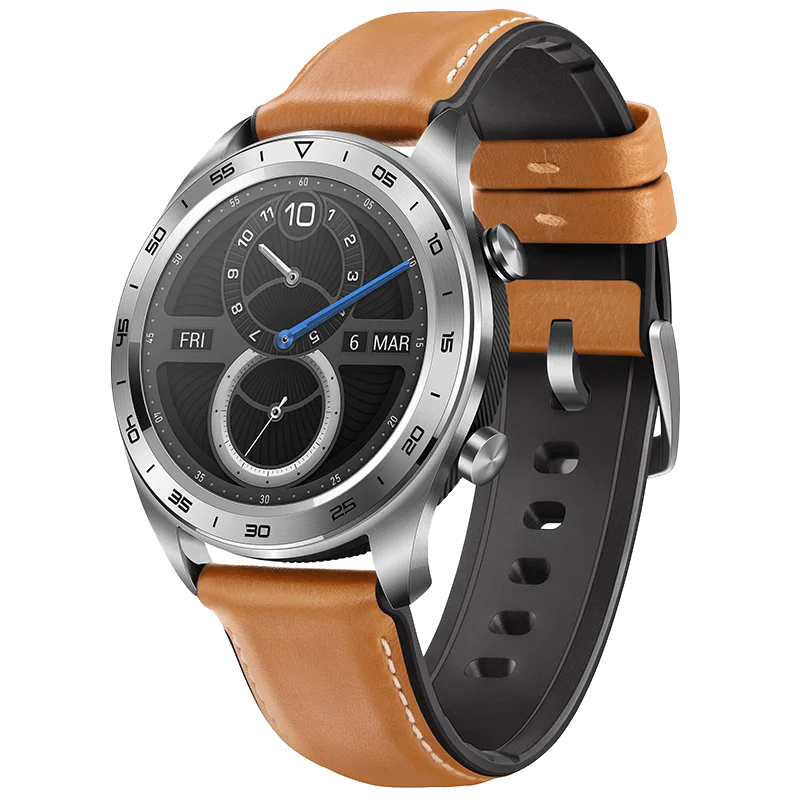 Moon Silver Huawei Honor Watch Magic умные часы gps 5ATM водонепроницаемый трекер сердечного ритма трекер сна работает 7 дней напоминание о сообщениях - Цвет: Moon Silver