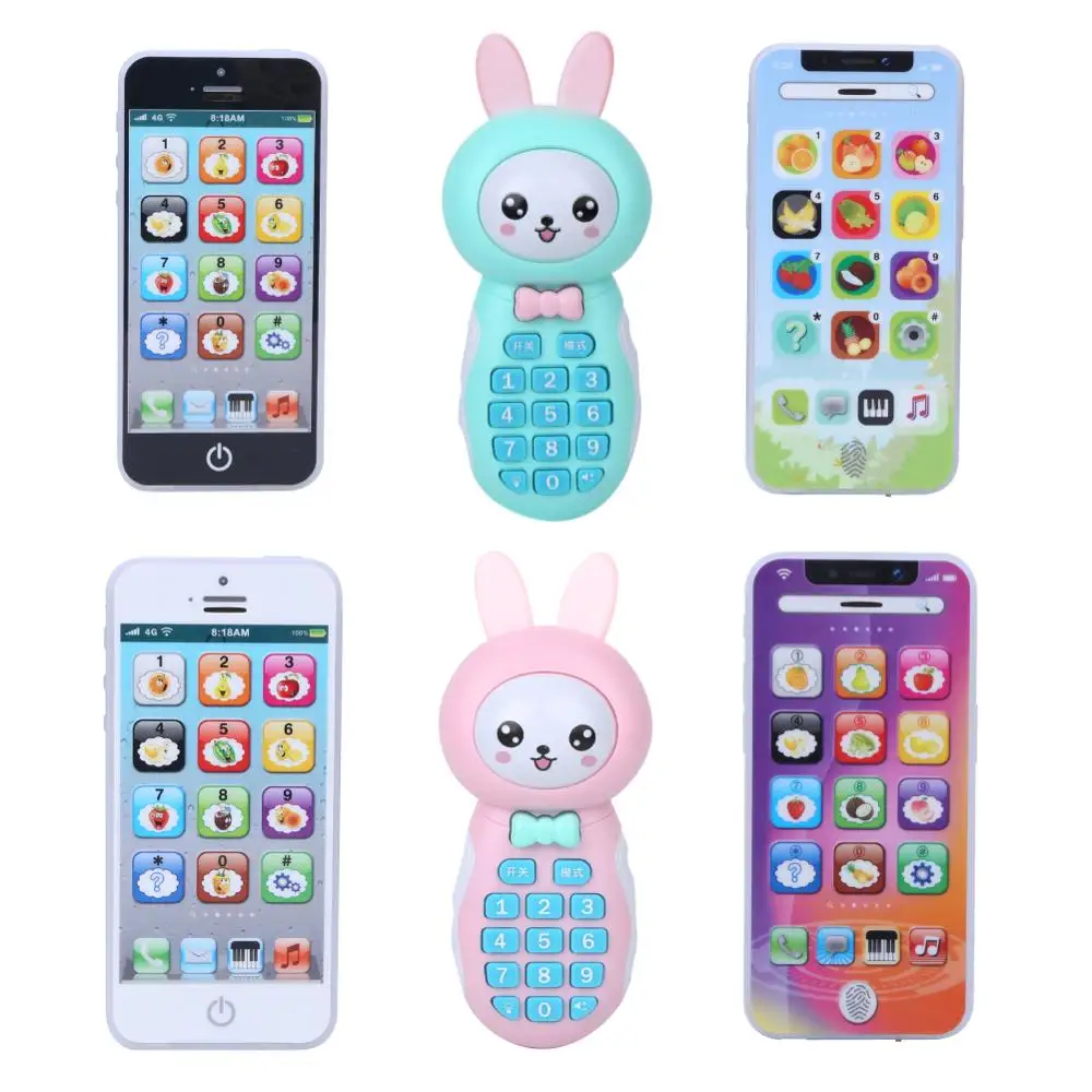 Mobile-Phone-Toy Learning-Machine Smart-Touch-Screen Music-Light Baby Early-Child