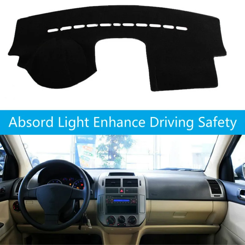 

For Volkswagen VW Polo Cross GTI 2004-2008 2009 2010 Car Dashboard Cover Mat Pad Dash Sun Shade Instrument Carpet Accessories