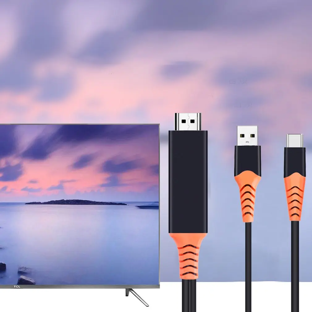 Type-C Usb-C до 4K Hdmi Hdtv кабель адаптер для samsung Galaxy S10 для Note 9 для Mac профессиональный модный портативный
