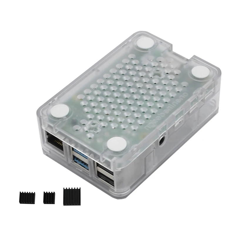 Для Raspberry Pi ABS чехол Корпус коробка V4 с радиатором для Raspberry Pi 4B