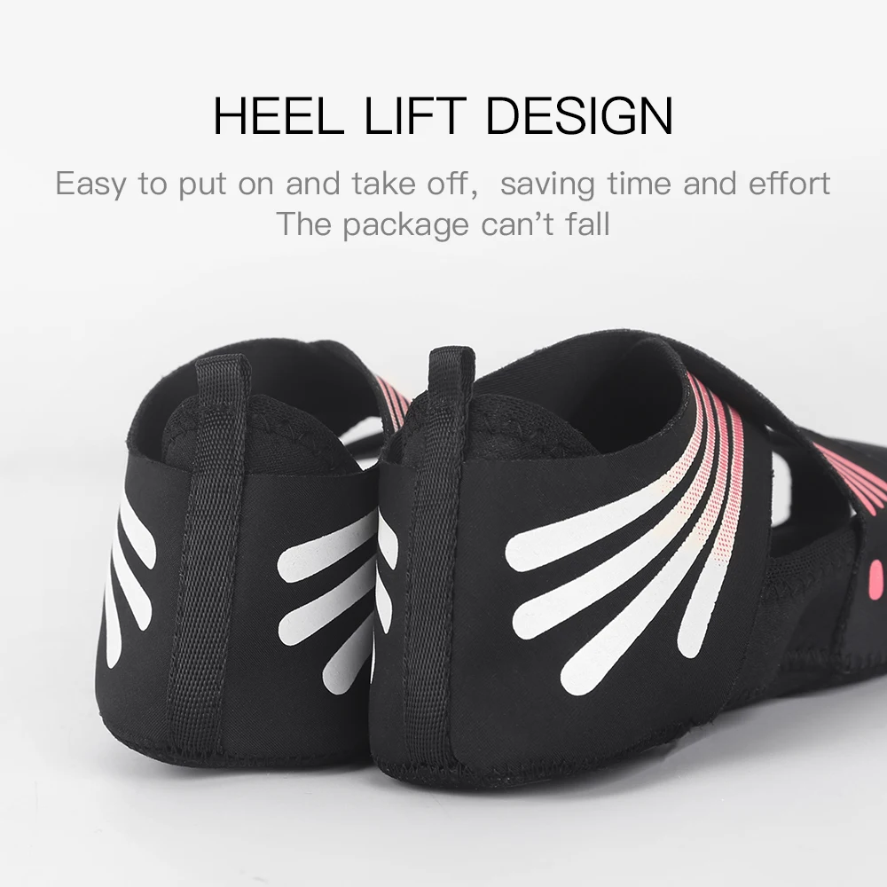 Women Socks Non-Slip Gym Yoga Shoes Flat Anti-Slip Sole Ballet Fitness Dance Shoes Pilates Yoga Socks Calcetines Mujer