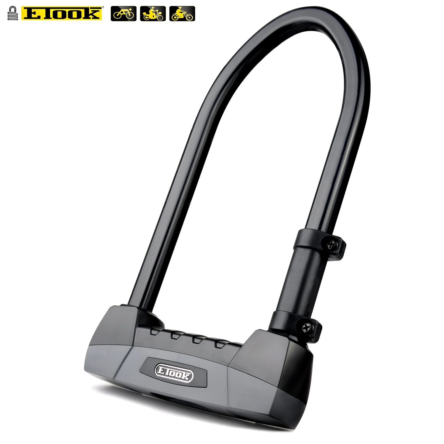 ETOOK Bicycle U Lock Heavy Duty MTB Road Bike Wheel Lock Strong Anti
