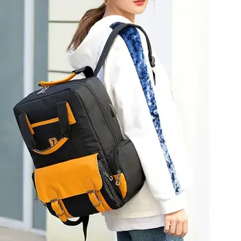 

Large Capacity Backpack Business Travel Laptop Daypack with USB Charging Port School Bookbag for Women Men