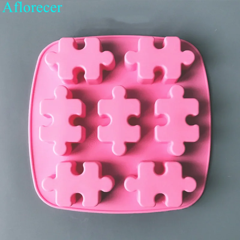 Silicone Soap Molds For Aroma Plaster Gypsum DIY Ice Cube Tray Chocolate Cake Decorating
