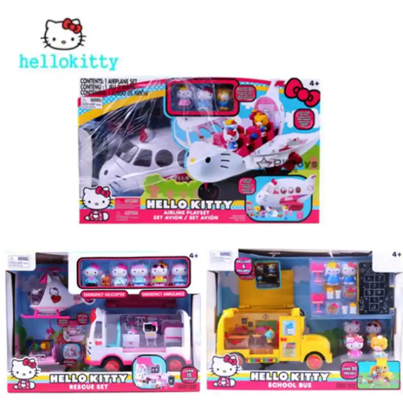 hello kitty ambulance and helicopter