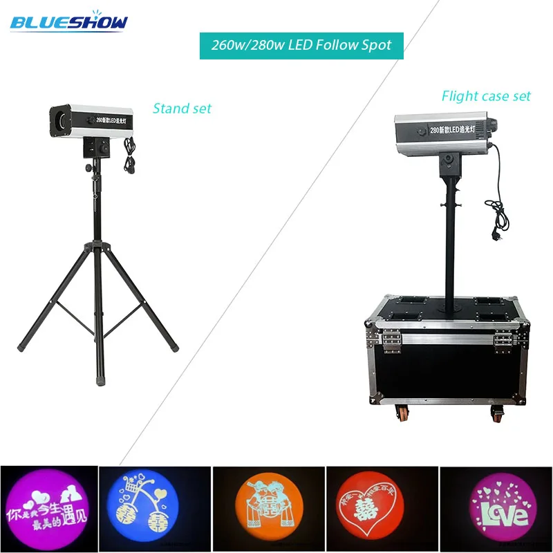 NO TAX LED follow spot light 260w / 280w following wedding decoration stage lighting | Лампы и освещение