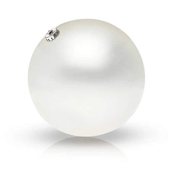 Christmas Bauble Planet 8842 15 cm Crystal White | Дом и сад