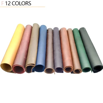 

Good quality Genuine Leather Crazy Horse Leather Material Leathercraft Vintage Oil Tanned Leather Piece Pull-Up Cowhide