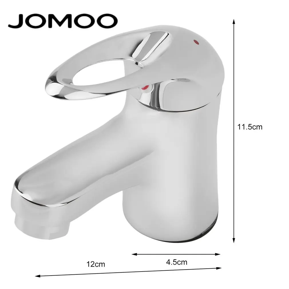 Jomoo для ванной, бессвинцовые краны, хромированный, с одной ручкой, для бассейна, вращается, холодный, теплый, смеситель для воды, кран с двумя шлангами