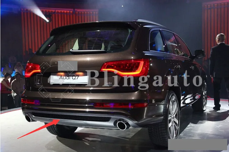 Опорная пластина подходит для UDI Q7 S-LINE 2011- защитная пластина из нержавеющей стали Передняя и задняя 2 штуки Защитная панель бампер
