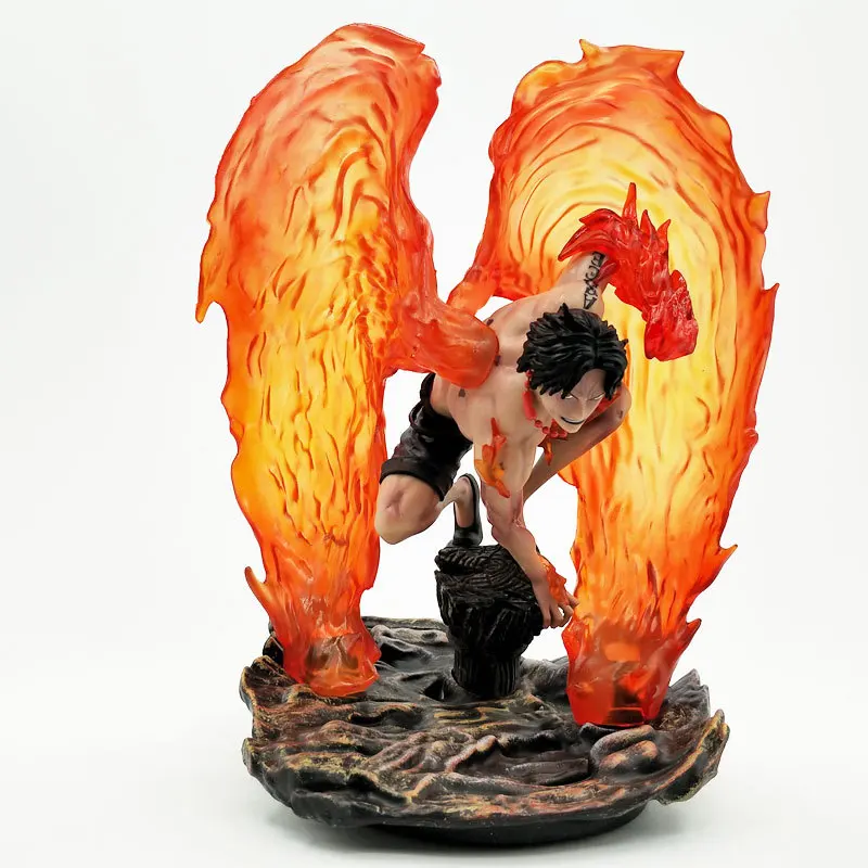 Экшн фигурка One Piece GK Portgas D Ace из ПВХ 28 см аниме модель коллекция белой бороды KO Toy