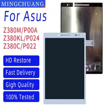 Запасной ЖК-дисплей WEIDA 8 дюймов для Asus Z380, Z380KL, Z380M, ЖК-дисплей Z380C, Z380CA, кодирующий преобразователь сенсорного экрана в сборе P022, P024, P00A