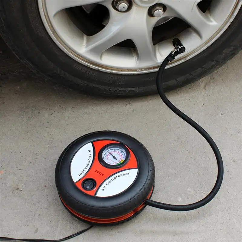 

Car Air Pump DC 12V Auto Pump Portable Electric Mini Tire Inflator Air Compressor For Car