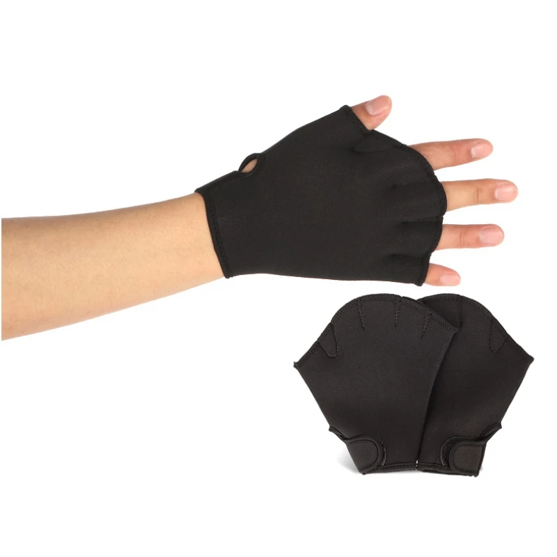 Swimming Gloves Water Aerobics Swimming Surfing Diving Webbed Paddle Waterproof Gloves Swim Training Water Aerobics Resistance