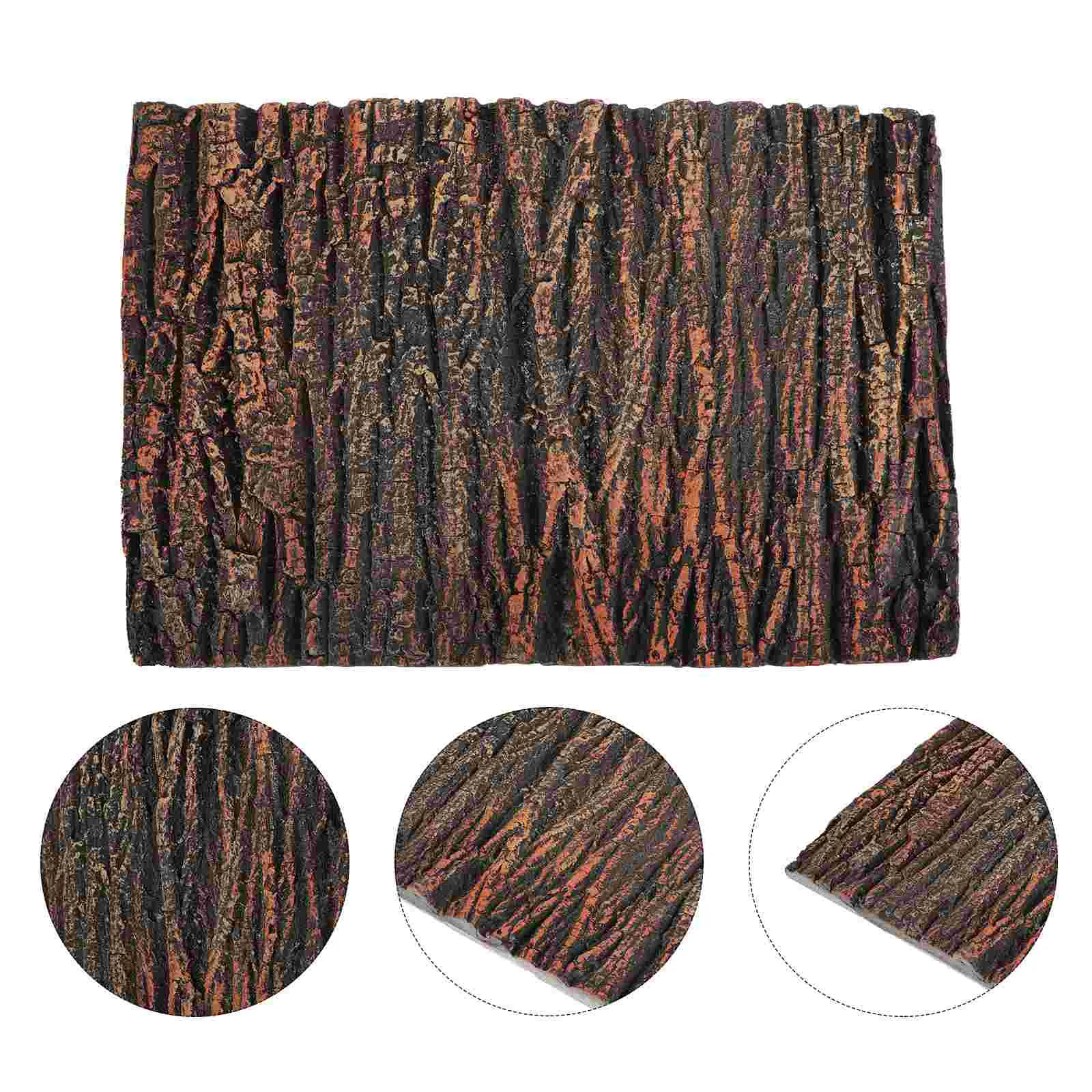 Background Reptile Tank Cork Terrarium Board Aquarium Tile Bark