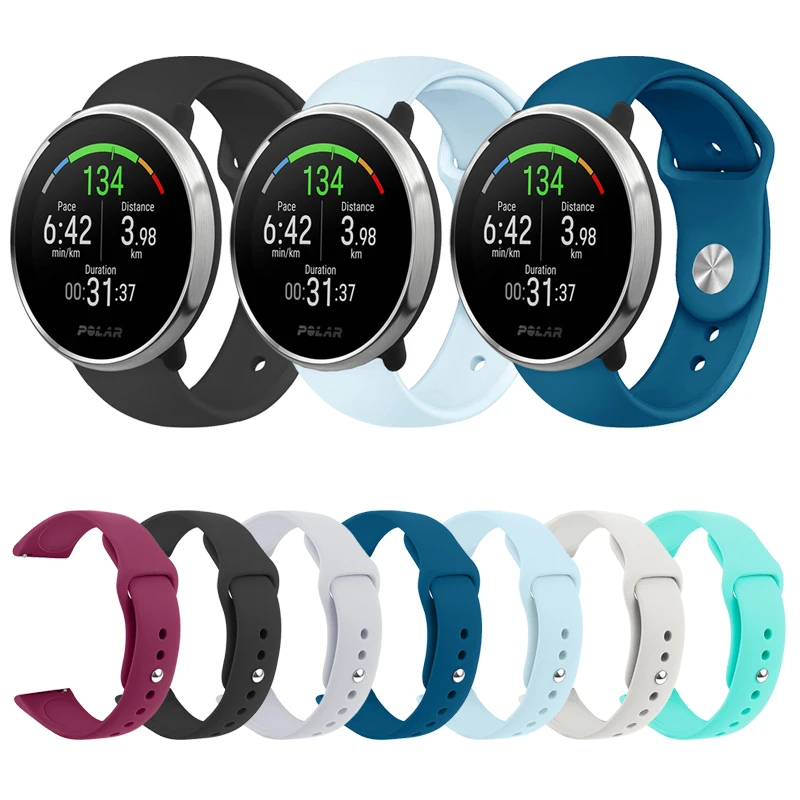 

Silicone Wrist Strap For POLAR ignite Smart Watch Band Wristband for POLAR Vantage M Replacement Accessories Bracelet Watchband