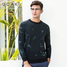 ^#Cheap UCAK Brand 100% Merino Wool Sweater Men Pull Homme 2019 New Arrival Autumn Winter Pullover Men Soft Warm Cashmere Sweaters U3077 ^#Cheap UCAK Brand 100% Merino Wool Sweater Men Pull Homme 2019 New Arrival Autumn Winter Pullover Men Soft Warm Cashmere Sweaters U3077