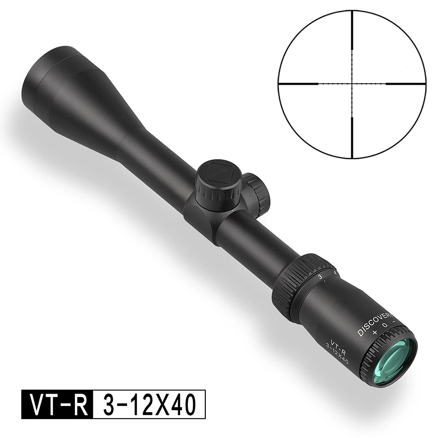 Дешевый прицел Discovery VT-R 3-12X40 охотничий с длинным глазом для съемки пневматическим