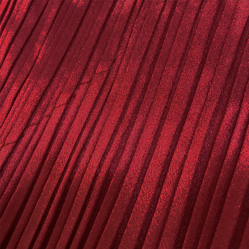 wine red Модная новинка, модный плиссированный кардиган с лацканами, куртка для женщин, высокое качество, рукав три четверти, пальто, Vestido YF559 - Цвет: wine red