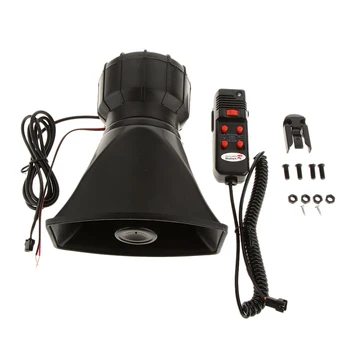 

Car Auto Truck Alarm Police Fire Loud Speaker PA Siren Horn MIC System Kit