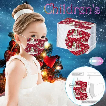 

In stock! Fast Delivery! 100PC High Quality Non Woven Protective Face Mask 3 Layers Cartoon Printing Face Masks Kids Mouth Mask
