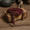 Bracelets en bois de santal naturel pour femmes et hommes, perle de prière bouddhiste en bois de bouddha, bijou Mala unisexe, 6mm, A245 ► Photo 3/6