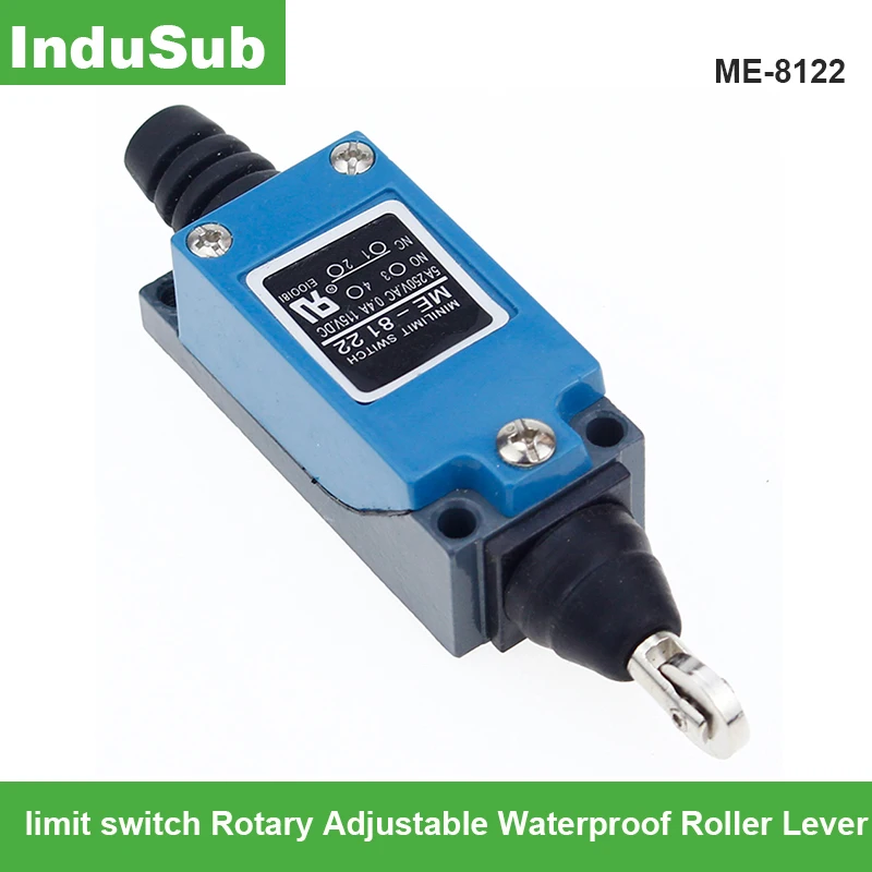 

ME-8122 limit switch Rotary Adjustable Waterproof Roller Lever Arm Mini Limit Enclosed Switch Control