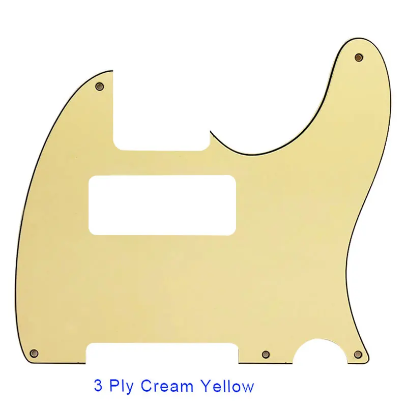 Xinyue Customized Guitar Parts For 5 Hole Screws US Tele P90 Guitar Pickguard Scratch Plate