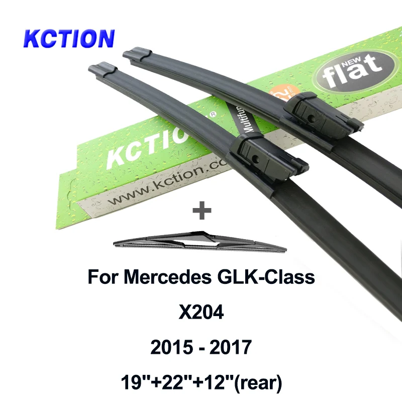 front-rear Щетки стеклоочистителя для лобового стекла аксессуары для автомобиля Mercedes Benz GLK класс X204 Fit штырь сбоку ручки GLK 200 220 250 - Цвет: front-rear