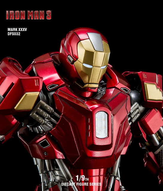 Iron Man 5 Types 1 9 Scale Collectible Iron Man 1 9 3 Mk35 Mk43 Mk45 Mk46 Diecast Figure Series Action Figure Action Figures Aliexpress