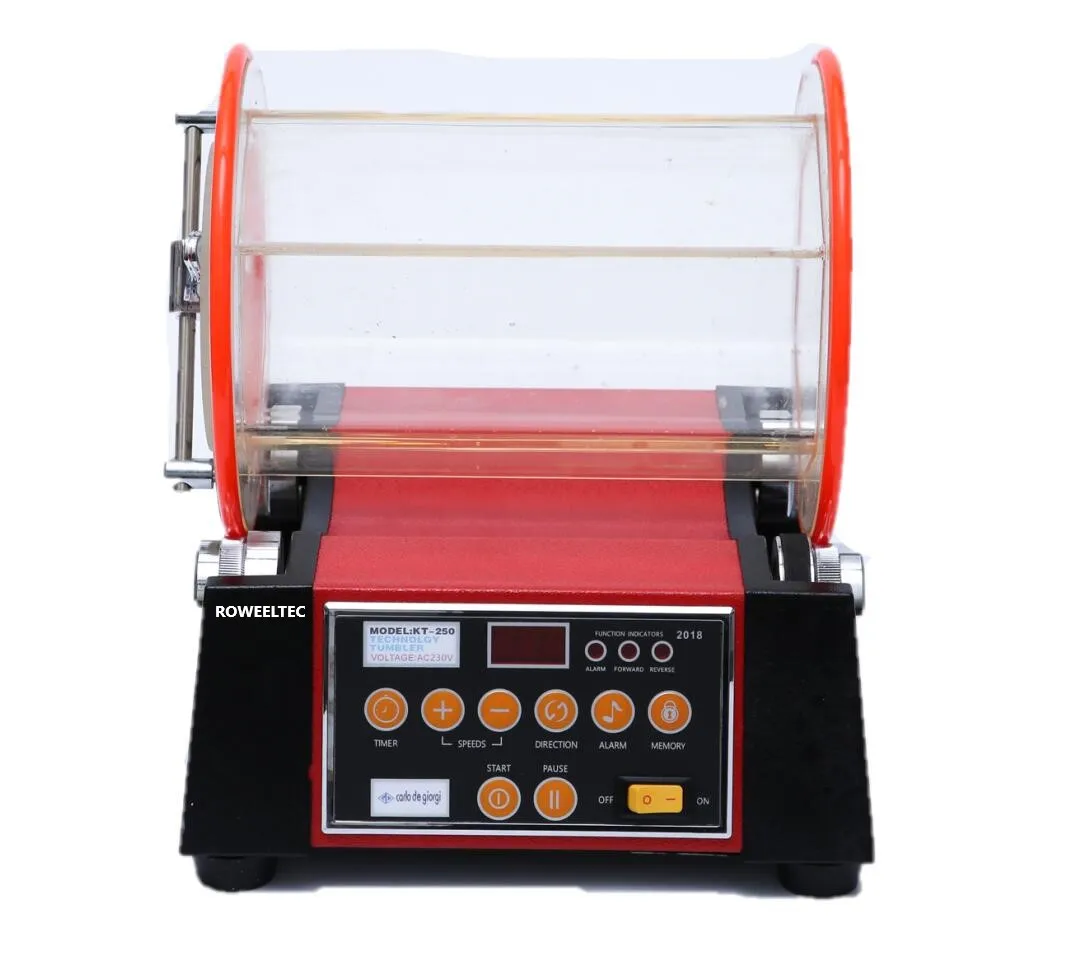 Digital 7 kilo kg Rotary TUMBLER, Jewelry Polisher & Finisher, Super Finishing KT-250  TOP Quality