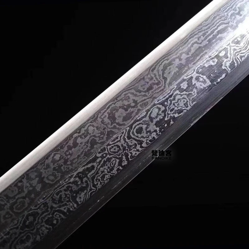 Quality Handmade Folded steel Chinese Tang Dynasty Dao Copper fittings Eight sides Long Sword Sharp furnish and decorate