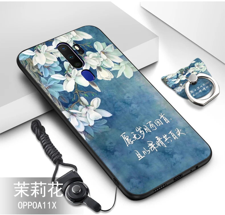 Для oppo a9 чехол силиконовый 3D рельефный Рисунок мультфильм мягкий, роскошный, из ТПУ чехол для телефона для oppo a5 чехол fundas