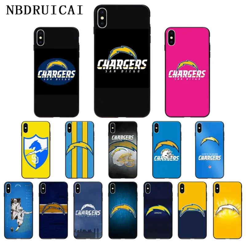 

NBDRUICAI los angeles Charhers TPU Soft Silicone Phone Case Cover for iPhone 11 pro XS MAX 8 7 6 6S Plus X 5 5S SE XR case