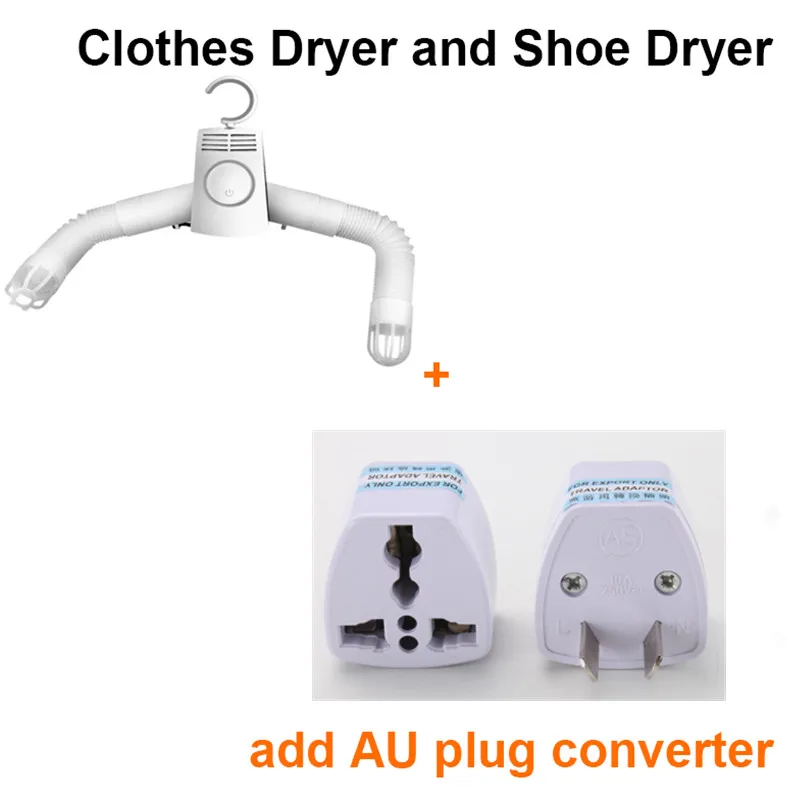 Shoes Dryer AU Xiaomi Mijia Smartfrog Портативная сушилка стабильная поддержка вешалки складная сушилка вешалка для одежды обувь нагреватель электрическая сушилка - Цвет: Shoes Dryer AU