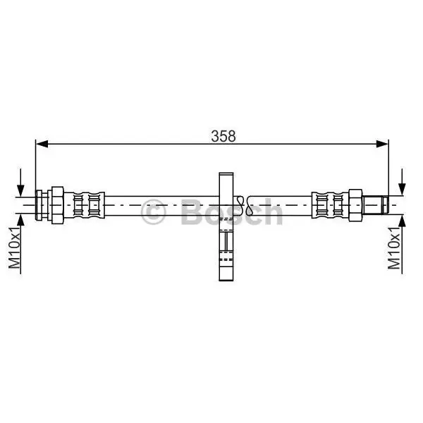 Brake hose CITROEN/FIAT DUCATO/BOXER 1.9-2.8 94-385