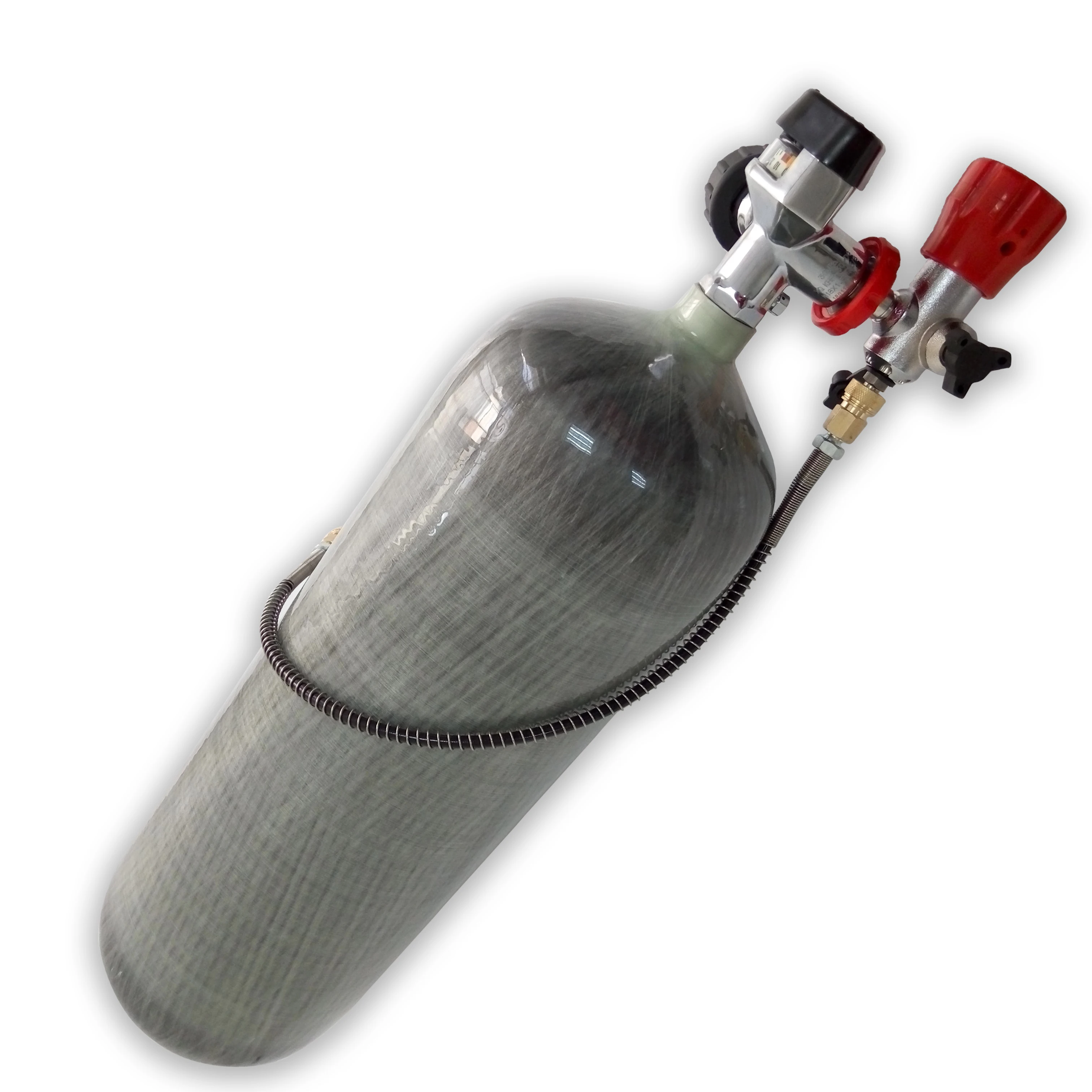 AC109301 Acecare 9L 4500Psi пневматический цилиндр для 300 бар Пейнтбольный бак с клапаном и